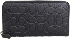 Coach CE551 Men's Wallet, Long Wallet, Outlet, Zipper, Leather, Signature