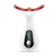 7-in-1 Face & Neck LED Light Sculpting EMS Microcurrent & Thermal Contour Beauty Device