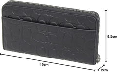 Coach CE551 Men's Wallet, Long Wallet, Outlet, Zipper, Leather, Signature