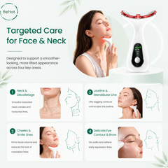 7-in-1 Face & Neck LED Light Sculpting EMS Microcurrent & Thermal Contour Beauty Device