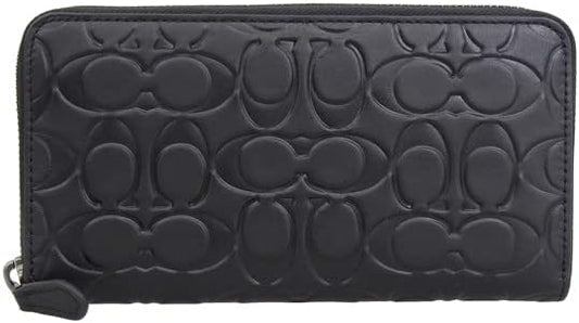 Coach CE551 Men's Wallet, Long Wallet, Outlet, Zipper, Leather, Signature