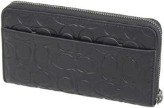 Coach CE551 Men's Wallet, Long Wallet, Outlet, Zipper, Leather, Signature