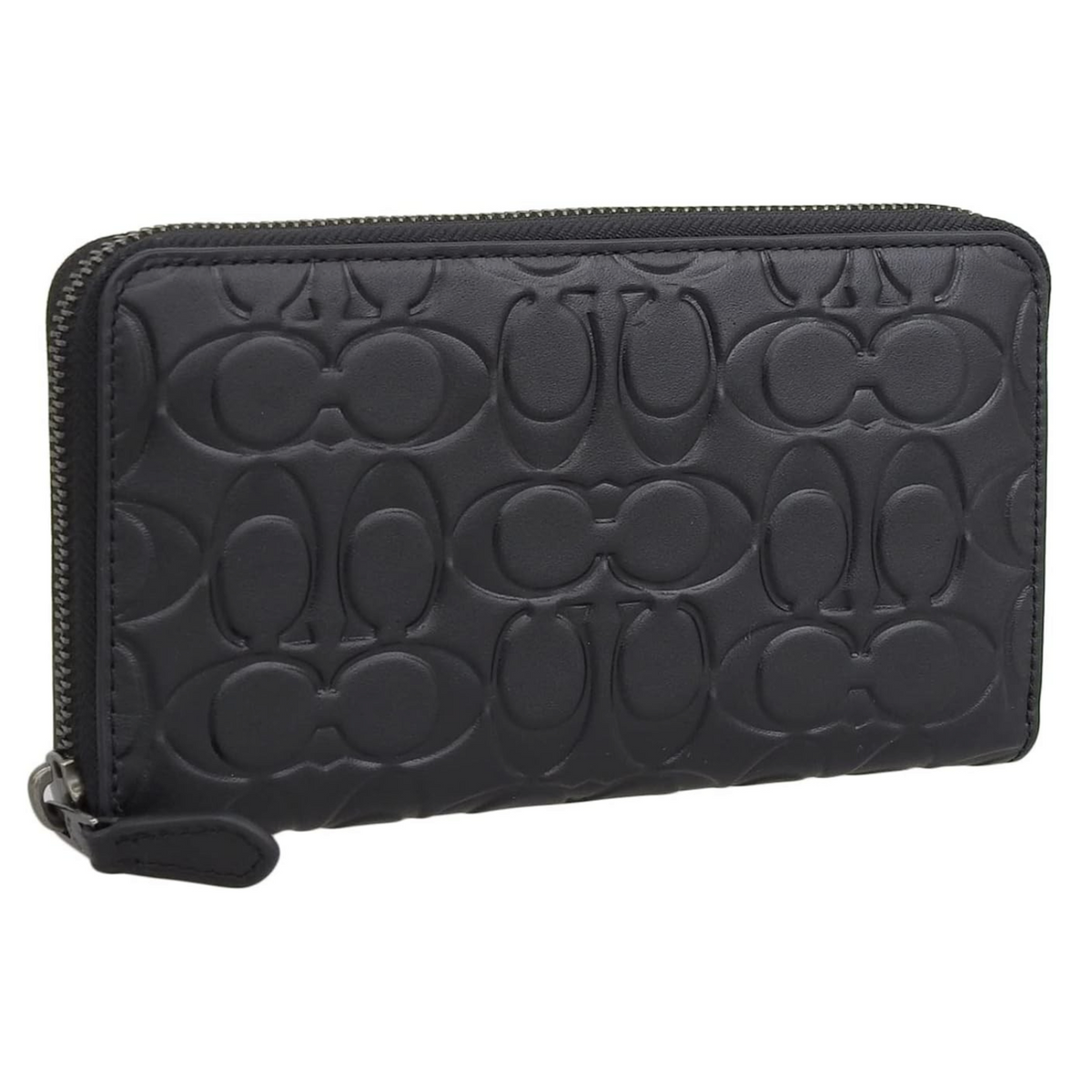 Coach CE551 Men's Wallet, Long Wallet, Outlet, Zipper, Leather, Signature