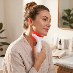 7-in-1 Face & Neck LED Light Sculpting EMS Microcurrent & Thermal Contour Beauty Device