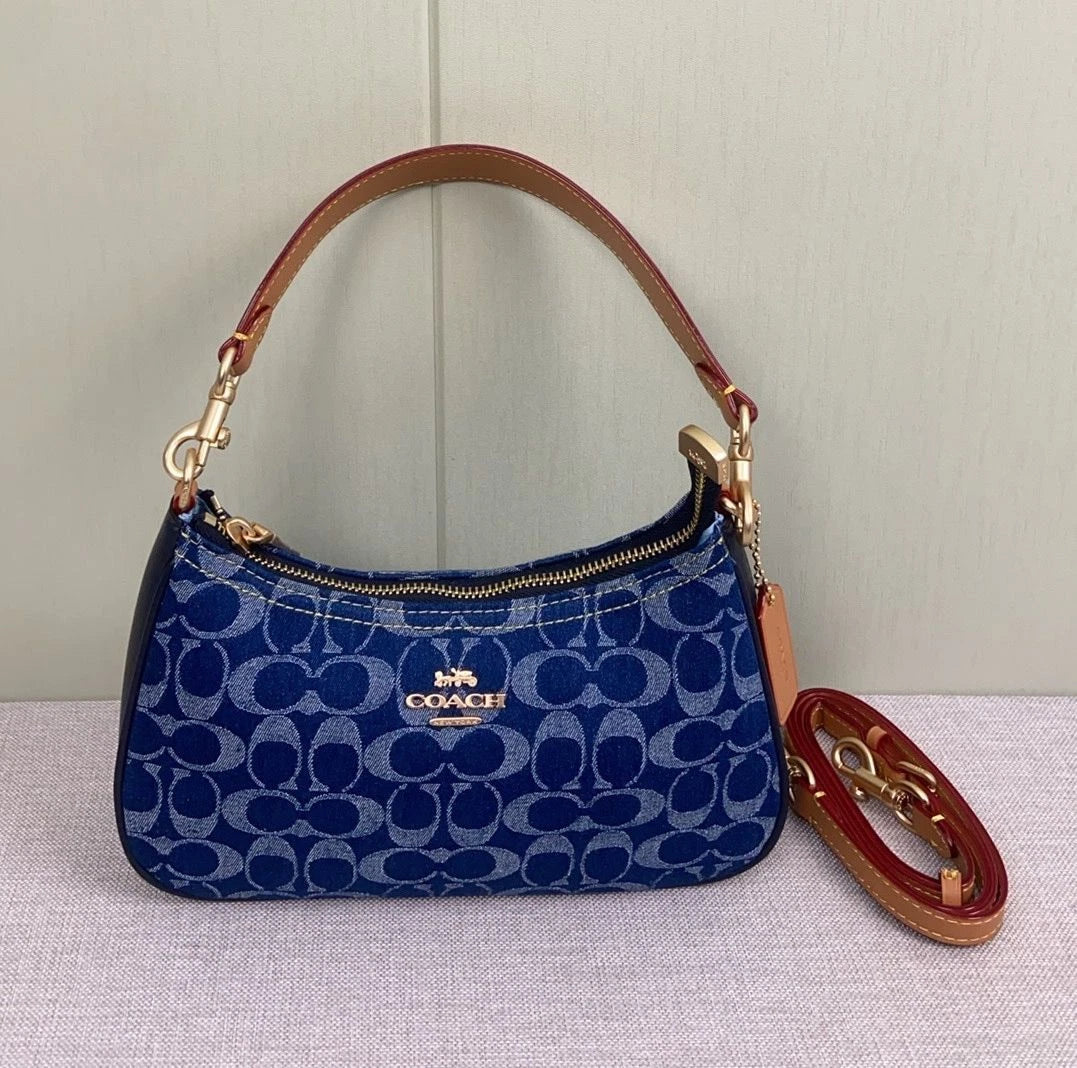 Coach Teri Shoulder Bag in Signature Denim (Style Code: CY735 / CAF82)